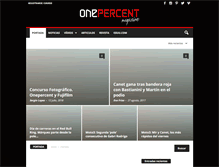 Tablet Screenshot of onepercent-magazine.com